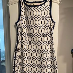 Lily Pulitzer blue and cream dress Small